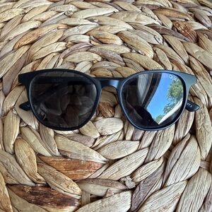Quay Australia Black Sunglasses with Dark Lenses